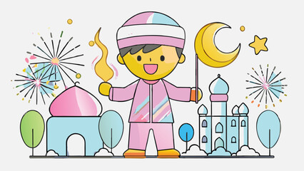 vector art style summer beach background sand en vector 16.eps