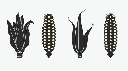 corn icon or logo isolated sign symbol vector illustr