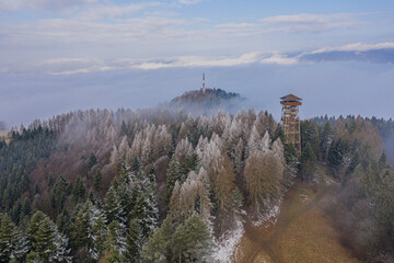 Góra Malnik, wieża widokowa