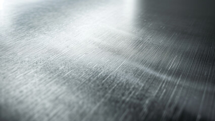 A Detailed View of a Flat Silver Surface