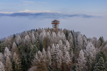 Góra Malnik, wieża widokowa © Maciej G. Szling