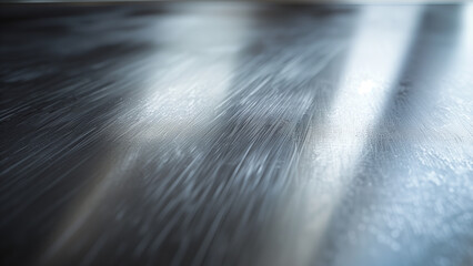 Monochrome Elegance: A Flat Silver Surface in Detail