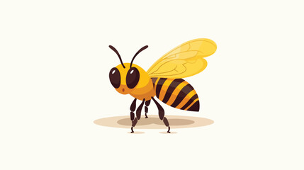 Bee Vector image or clip art flat vector