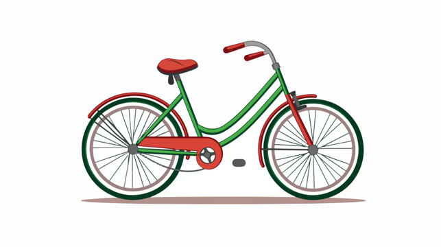 Bike isolated flat color icon flat vector