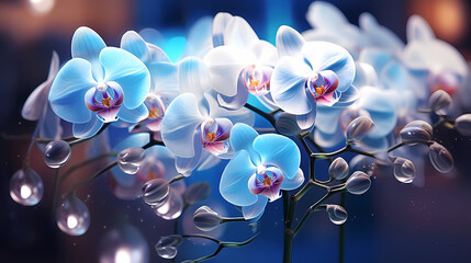 orchid, simple background