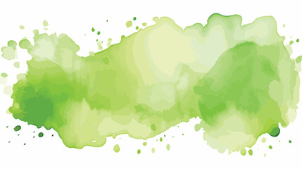 Bright light green watercolor abstract background