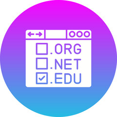 Domain registration Icon