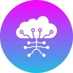 Cloud computing Icon