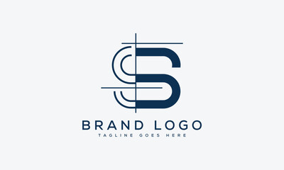 letter S logo design vector template design for brand.