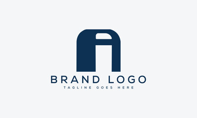 letter AI logo design vector template design for brand.