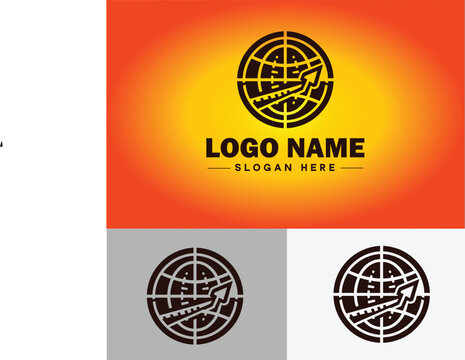 globe icon logo earth planet vector art graphics for business brand icon globe logo template