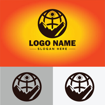 globe icon logo earth planet vector art graphics for business brand icon globe logo template