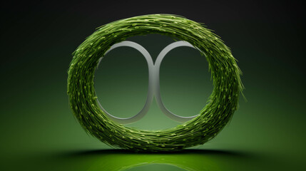 green glowing circle  high definition(hd) photographic creative image
