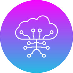 Cloud computing Icon