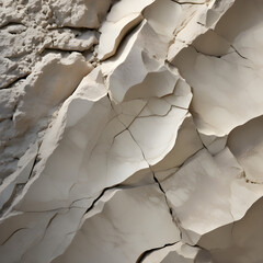 Close-up of limestone surface showcasing delicate texture, varying shades of cream and pale gray.
Generative AI.