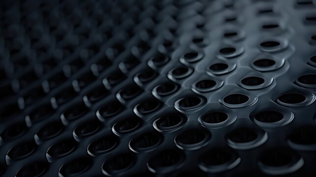 Abstract soft black background with carbon fiber texture