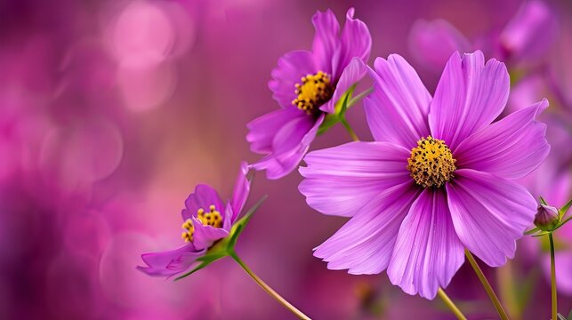 Cosmos flowers are beautiful addition to any garden.