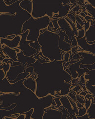 Veined marble pattern on black background