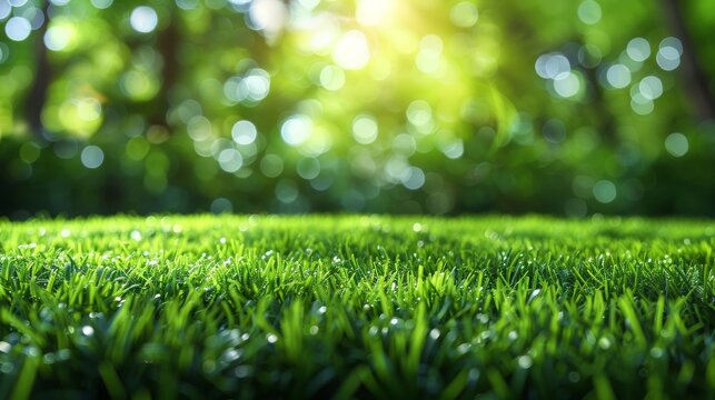 The background image is the blur vision of grass in the morning of a sunny day. It is part of a worlds that embraces the concept of modern life, eco spring, summer friday, and happy easter. It is a