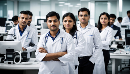 doctor team work, portrait of team, portrait of a medical team, portrait of a smiling team