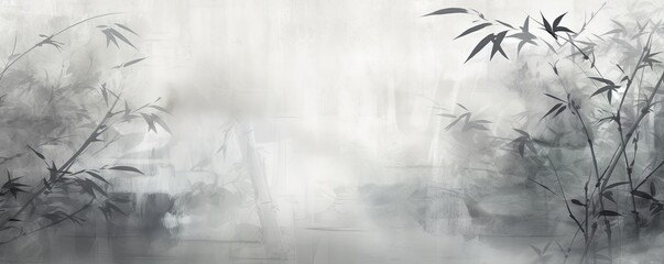 silver bamboo background with grungy texture