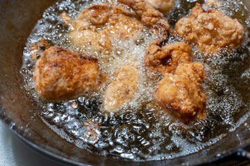 唐揚げの調理