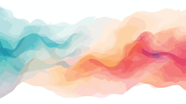 Abstract soft colorful water color for background