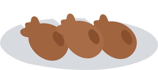 chicken drum stick clipart