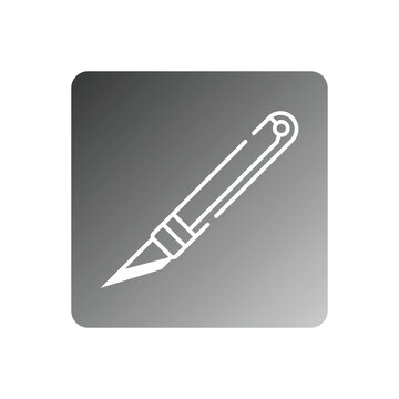 ikon pemotong pena vector
