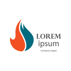 oil and gas fuel mining logo design