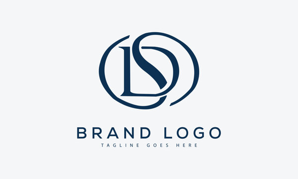 letter DS logo design vector template design for brand.