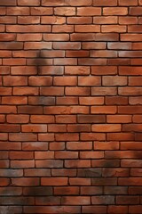 The brown brick wall makes a nice background for a photo, in the style of free brushwork