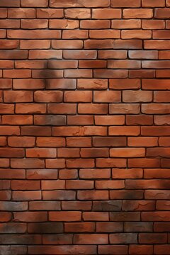 The brown brick wall makes a nice background for a photo, in the style of free brushwork