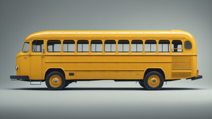 school bus yellow or school bus isolated 