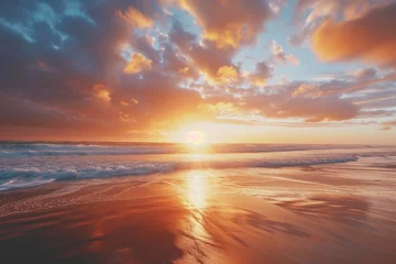 Photo sur Plexiglas Coucher de soleil sur la plage sunset on the beach