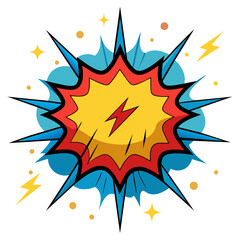 Comic Crunch Splash Vector Illustration