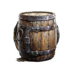 Obraz premium A barrel illustration style PNG