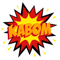 Comic Kaboom Splash Vector Illustration