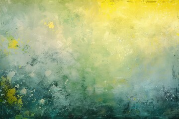 Pale abstract green background with yellow center .