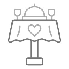 Obraz premium Wedding Dinner Icon
