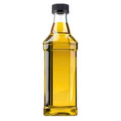 canola oil bottle isolated on transparent background