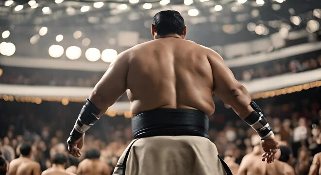 Japanese Sumo wrestler.