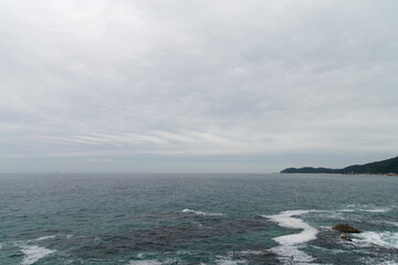 Fototapeta na wymiar Cloudscape at the seaside