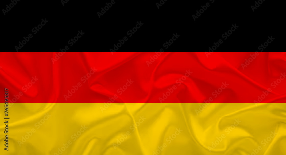 Wall mural germany country red yellow black national flag icon design concept.german government berlin insignia