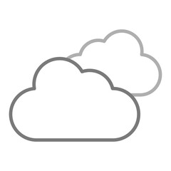 Fototapeta premium Clouds Icon