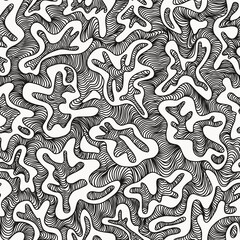 Pattern seamless black roots pattern