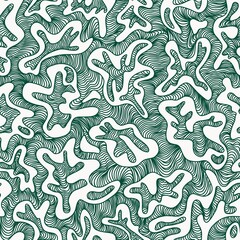 Pattern 33 seamless green roots pattern