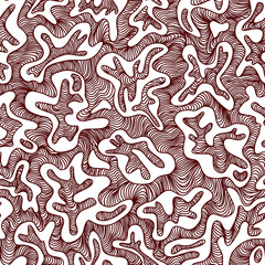 Pattern 33. Abstract pattern red roots PNG