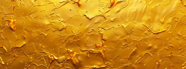 A golden yellow texture with fine, intricate patterns that resemble the surface of an ocean wave....