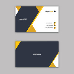 Business card design template, Clean professional business card template, visiting card, business card template. 